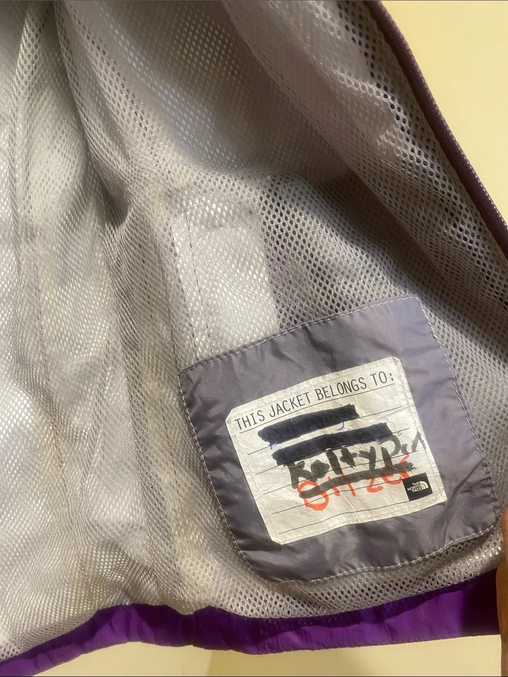 The North Face Girls Purple Hooded Ski/Snow Jacket S S/P(7-8)
